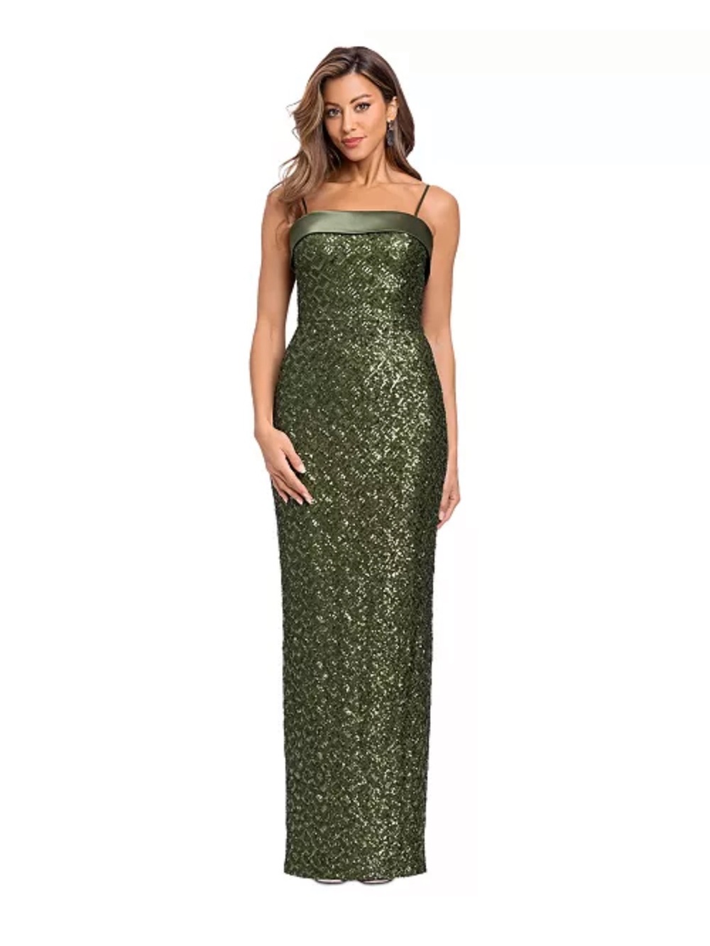 NWT Xscape Sequin Strapless Evening Gown
